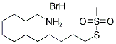 12-AMINODODECYLMETHANETHIOSULFONATE, HYDROBROMIDE 结构式