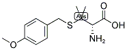 (S)-2-氨基-3-((4-甲氧基苄基)硫代)-3-甲基丁酸 结构式