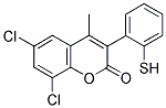 6,8-DICHLORO-4-METHYL-3-(2-THIOPHENYL)COUMARIN 结构式