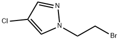 1-(2-溴乙基)-4-氯-1H-吡唑 结构式