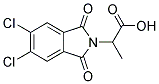 2-(5,6-DICHLORO-1,3-DIOXO-1,3-DIHYDRO-ISOINDOL-2-YL)-PROPIONIC ACID 结构式