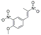 1-(4-METHOXY-3-NITROPHENYL)-2-NITROPROPENE 结构式