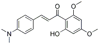 4',6'-DIMETHOXY-4-DIMETHYLAMINO-2'-HYDROXYCHALCONE 结构式