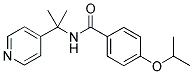 N-[DIMETHYL-(PYRIDIN-4-YL)METHYL]-4-ISOPROPOXYBENZAMIDE 结构式