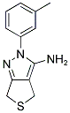 2-(3-甲基苯基)-2,6-二氢-4H-噻吩并[3,4-C]吡唑-3-胺 结构式