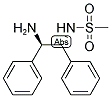 (1R,2R)-N-Methanesulfonyl-1,2-diphenyl-1,2-ethanediamine 结构式