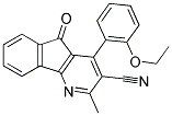 4-(2-Ethoxyphenyl)-2-methyl-5-oxo-5H-indeno[1,2-b]pyridine-3-carbonitrile 结构式