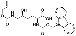 FMOC-(2S, 5S)-LYSINE(5-OH, N-ALLOC) 结构式