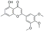 5-HYDROXY-7-METHYL-3',4',5'-TRIMETHOXY FLAVONE 结构式