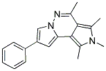 1,2,3,4-TETRAMETHYL-8-PHENYL-2H-DIPYRROLO[1,2-B:3',4'-D]PYRIDAZINE 结构式