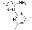 2-(4,6-DIMETHYL-PYRIMIDIN-2-YL)-5-METHYL-2H-PYRAZOL-3-YLAMINE 结构式