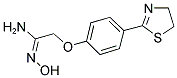 2-[4-(2-THIAZOLIN-2-YL)PHENOXY]ACETAMIDOXIME 结构式