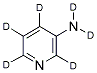 3-AMINOPYRIDINE-D6 结构式