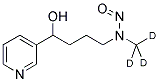 4-(甲基维生素-D3-硝基甘油)-1-(3-吡啶基)-1-丁醇 结构式