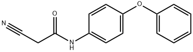 2-CYANO-N-(4-PHENOXY-PHENYL)-ACETAMIDE 结构式