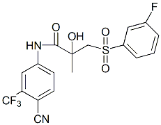 比卡鲁胺间氟杂质(药典提及的杂质B) 结构式