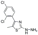 [4-(2,4-DICHLORO-PHENYL)-5-METHYL-THIAZOL-2-YL]-HYDRAZINE 结构式