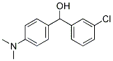 3-CHLORO-4'-(DIMETHYLAMINO)BENZHYDROL 结构式