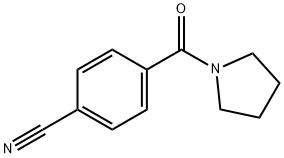 4-(PYRROLIDINE-1-CARBONYL)-BENZONITRILE 结构式