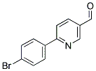 6-(4-BROMO-PHENYL)-PYRIDINE-3-CARBALDEHYDE 结构式