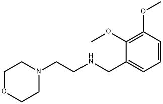 (2,3-DIMETHOXY-BENZYL)-(2-MORPHOLIN-4-YL-ETHYL)-AMINE 结构式