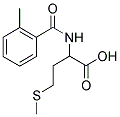 2-[(2-METHYLBENZOYL)AMINO]-4-(METHYLTHIO)BUTANOIC ACID 结构式