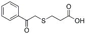 3-((2-OXO-2-PHENYLETHYL)THIO)PROPANOIC ACID 结构式