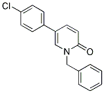 1-BENZYL-5-(4-CHLOROPHENYL)PYRIDIN-2(1H)-ONE 结构式