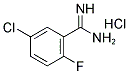 5-CHLORO-2-FLUOROBENZAMIDINE HYDROCHLORIDE 结构式