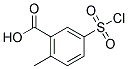 5-CHLOROSULFONYL-2-METHYL-BENZOIC ACID 结构式