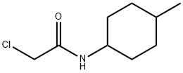 2-氯-N-(4-甲基环己基)乙酰胺 结构式