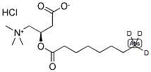 氘代辛酰(8,8,8-D3)-L-盐酸肉碱 结构式