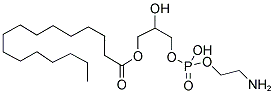 1-Palmitoyl-2-hydroxy-phosphatidylethanolaminie 结构式