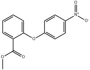 2-(4-硝基苯氧基)苯甲酸甲酯 结构式
