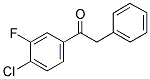 4'-CHLORO-3'-FLUORO-2-PHENYLACETOPHENONE 结构式