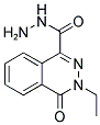 3-ETHYL-4-OXO-3,4-DIHYDRO-PHTHALAZINE-1-CARBOXYLIC ACID HYDRAZIDE 结构式
