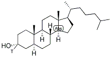 6-AZI-5ALPHA-CHOLESTAN-3ALPHA-OL, [3BETA-3H] 结构式