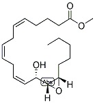 METHYL-14(S),15(S)-EPOXY-13(S)-HYDROXY-5(Z),8(Z),11(Z)-EICOSATRIENOATE 结构式