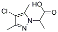 2-(4-CHLORO-3,5-DIMETHYL-PYRAZOL-1-YL)-PROPIONIC ACID 结构式