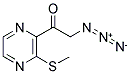 2-Azido-1-(3-methylsulfanyl-pyrazin-2-yl)-ethanone 结构式