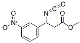 Methyl-3-isocyanato-3-(3-nitrophenyl) propionate 结构式