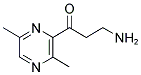 3-Amino-1-(3,6-dimethyl-pyrazin-2-yl)-propan-1-one 结构式