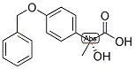(R)-2-Hydroxy-2-methyl(4-benzyloxybenzene)acetic acid 结构式