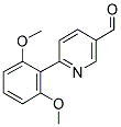 6-(2,6-DIMETHOXY-PHENYL)-PYRIDINE-3-CARBALDEHYDE 结构式