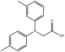 P-TOLYL-M-TOLYLAMINO-ACETIC ACID 结构式