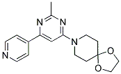 8-(2-METHYL-6-PYRIDIN-4-YLPYRIMIDIN-4-YL)-1,4-DIOXA-8-AZASPIRO[4.5]DECANE 结构式