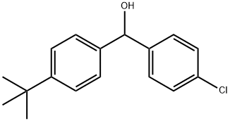 (4-(叔丁基)苯基)(4-氯苯基)甲醇 结构式