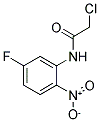 2-CHLORO-N-(5-FLUORO-2-NITROPHENYL)ACETAMIDE 结构式