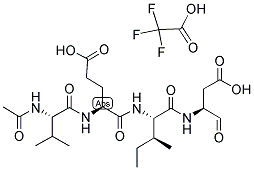 AC-VAL-GLU-ILE-ASP-CHO TFA 结构式