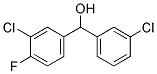 3,3'-DICHLORO-4-FLUOROBENZHYDROL 结构式